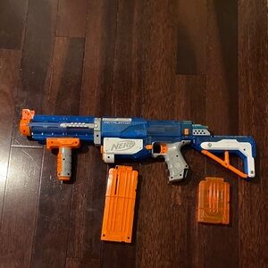 Nerf Blue and Orange Retaliator Blaster